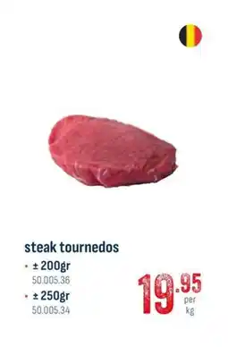 Horeca totaal Steak tournedos aanbieding