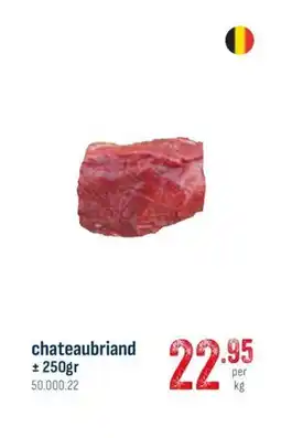 Horeca totaal Chateaubriand aanbieding