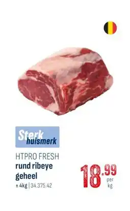 Horeca totaal Htpro fresh rund ribeye geheel aanbieding