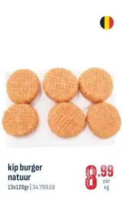 Horeca totaal Kip burger natuur aanbieding