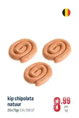 Horeca totaal Kip chipolata natuur aanbieding