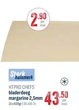 Horeca totaal Htpro chefs bladerdeeg margarine aanbieding