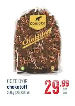 Horeca totaal Cote d'or chokotoff aanbieding
