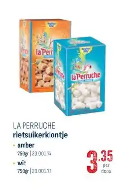 Horeca totaal La perruche rietsuikerklontje aanbieding
