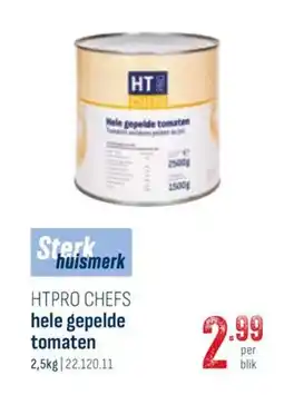 Horeca totaal Htpro chefs hele gepelde tomaten aanbieding