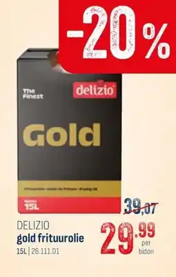Horeca totaal Delizio gold frituurolie aanbieding