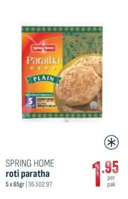 Horeca totaal Spring home roti paratha aanbieding