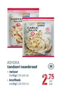 Horeca totaal Ashoka tandoori naanbrood aanbieding