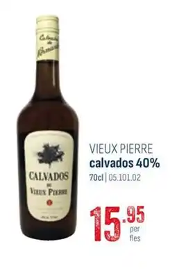 Horeca totaal Vieux pierre calvados 40% aanbieding