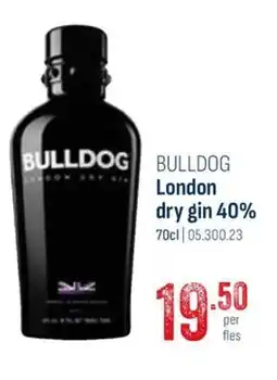 Horeca totaal Bulldog london dry gin 40% aanbieding