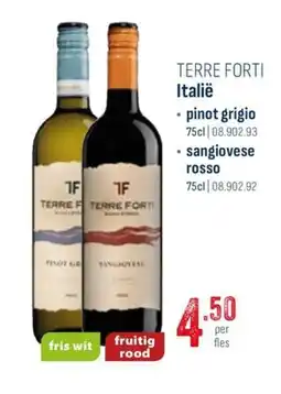 Horeca totaal Terre forti italië aanbieding