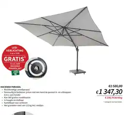 Horta Hacienda parasol aanbieding