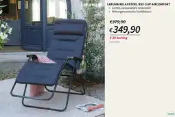 Horta Lafuma relaxstoel rsx clip aircomfort aanbieding