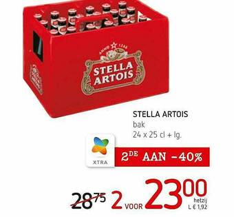 Spar Colruyt Stella Artois aanbieding