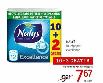 Spar Colruyt Nalys Toiletpapier Excellence aanbieding