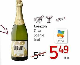 Spar Colruyt Corazon Cava Spanje Brut aanbieding