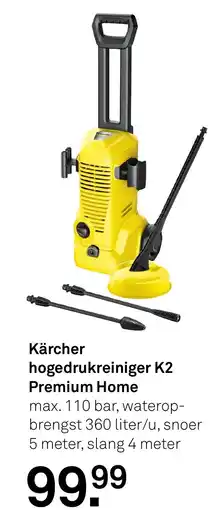 Karwei Kärcher hogedrukreiniger K2 Premium Home aanbieding