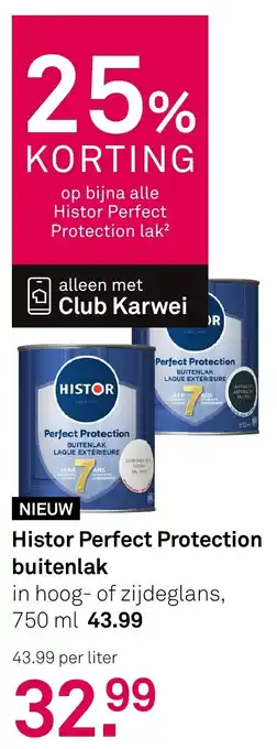 Karwei Histor Perfect Protection buitenlak aanbieding