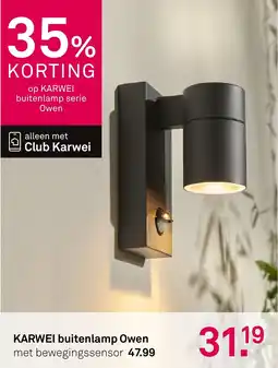 Karwei Karwei buitenlamp serie owen aanbieding