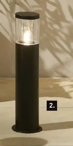 Karwei Lucide sokkellamp Fedor zwart aanbieding