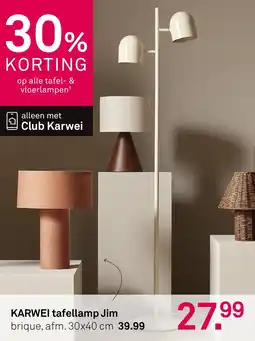 Karwei Karwei tafellamp jim aanbieding