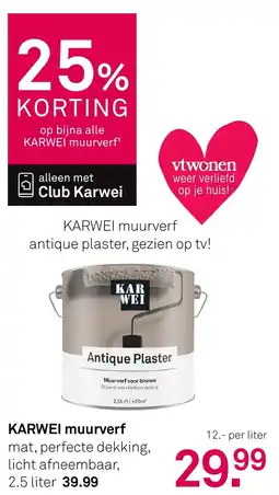 Karwei Karwei muurverf aanbieding