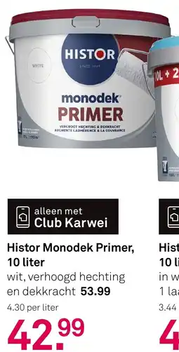 Karwei Histor Monodek Primer aanbieding