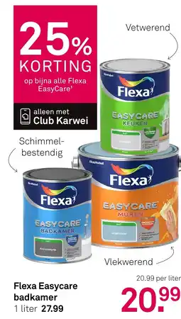 Karwei Flexa Easycare badkamer aanbieding