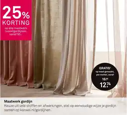 Karwei Maatwerk gordijn aanbieding