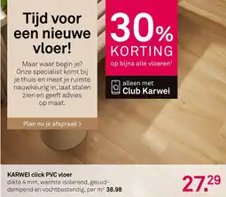 Karwei KARWEI click PVC vloer aanbieding