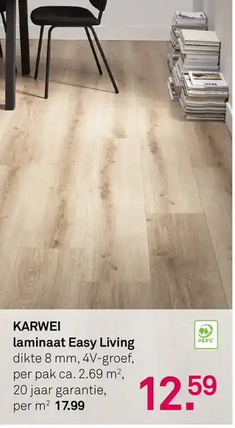 Karwei Karwei laminaat easy living aanbieding