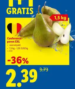 Lidl Conferenceperen XXL aanbieding