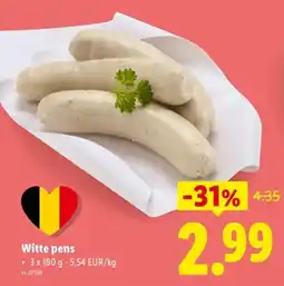 Lidl Witte pens aanbieding