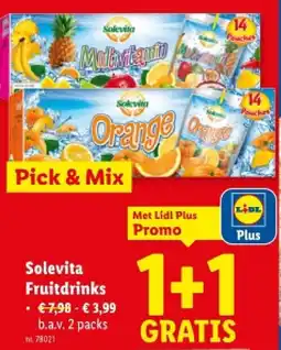 Lidl Fruitdrinks aanbieding