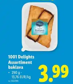 Lidl Assortiment baklava aanbieding