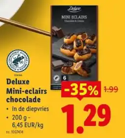 Lidl Mini-eclairs chocolade aanbieding
