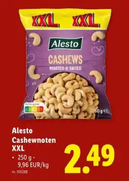 Lidl Cashewnoten XXL aanbieding