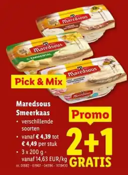 Lidl Smeerkaas aanbieding