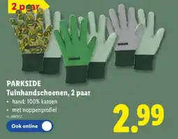 Lidl Tuinhandschoenen, 2 paar aanbieding