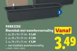 Lidl Bloembak met waterbevoorrading aanbieding