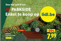 Lidl Gazonrand, 4 stuks aanbieding