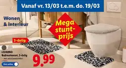 Lidl Badmattenset, 3-delig aanbieding
