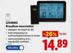 Lidl Draadloos weerstation aanbieding