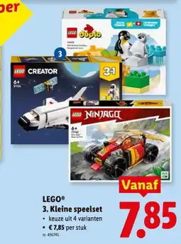Lidl 3. Kleine speelset aanbieding