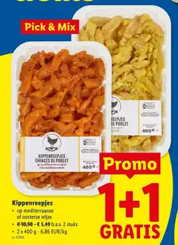 Lidl Kippenreepjes aanbieding