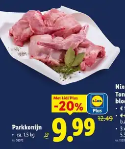 Lidl Parkkonijn aanbieding