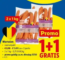 Lidl Wortelen aanbieding