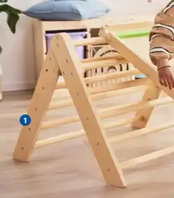 Lidl 1. Houten klimdriehoek aanbieding