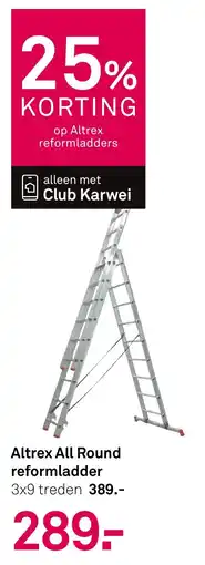 Karwei Altrex All Round reformladder aanbieding