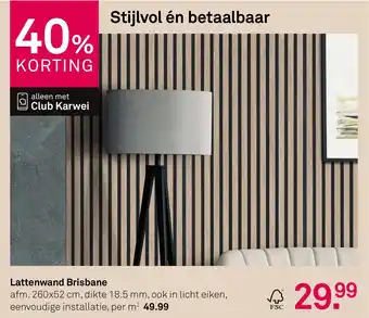 Karwei Lattenwand brisbane aanbieding